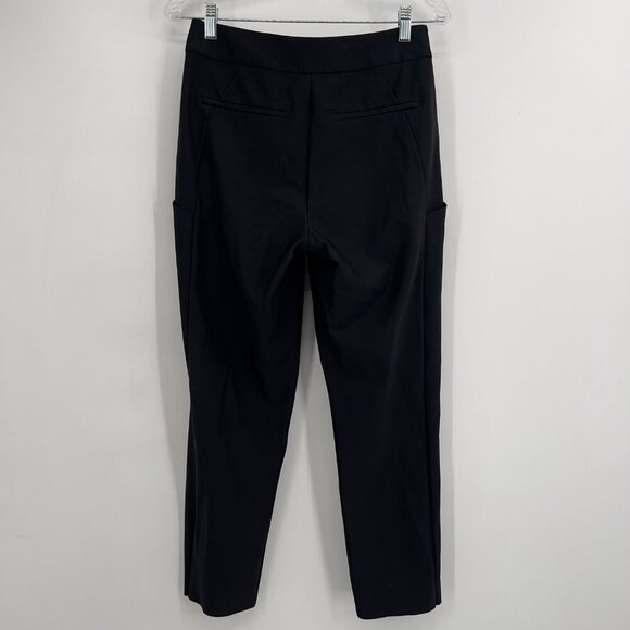 Athleta Stellar Straight Crop Pants Black S Women's ize 6 - Picture 5 of 9